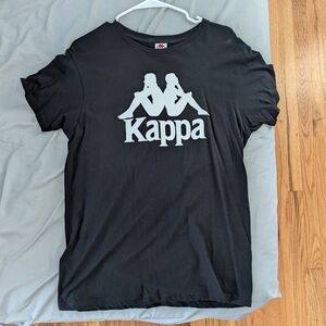 Kappa Black logo Tshirt